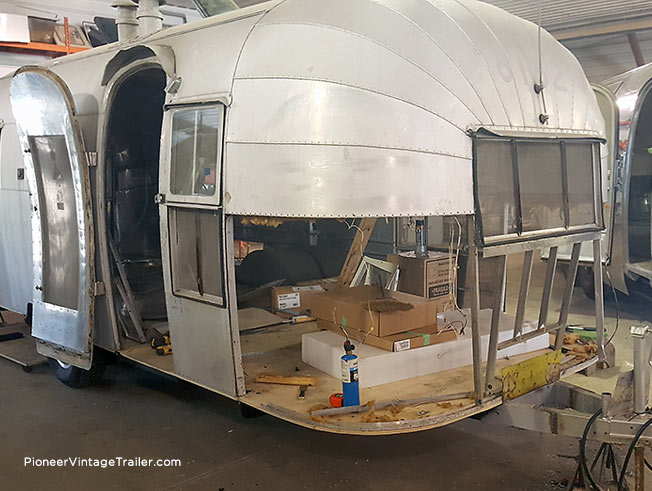 Airstream panel replacement project