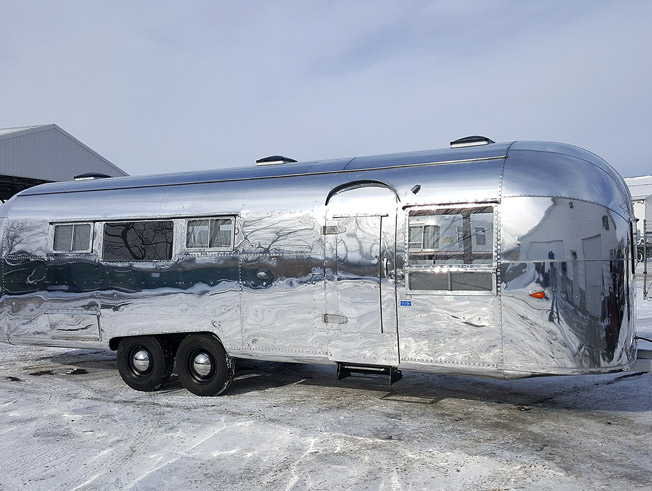 1958 Airstream Sovereign of the Road - polished