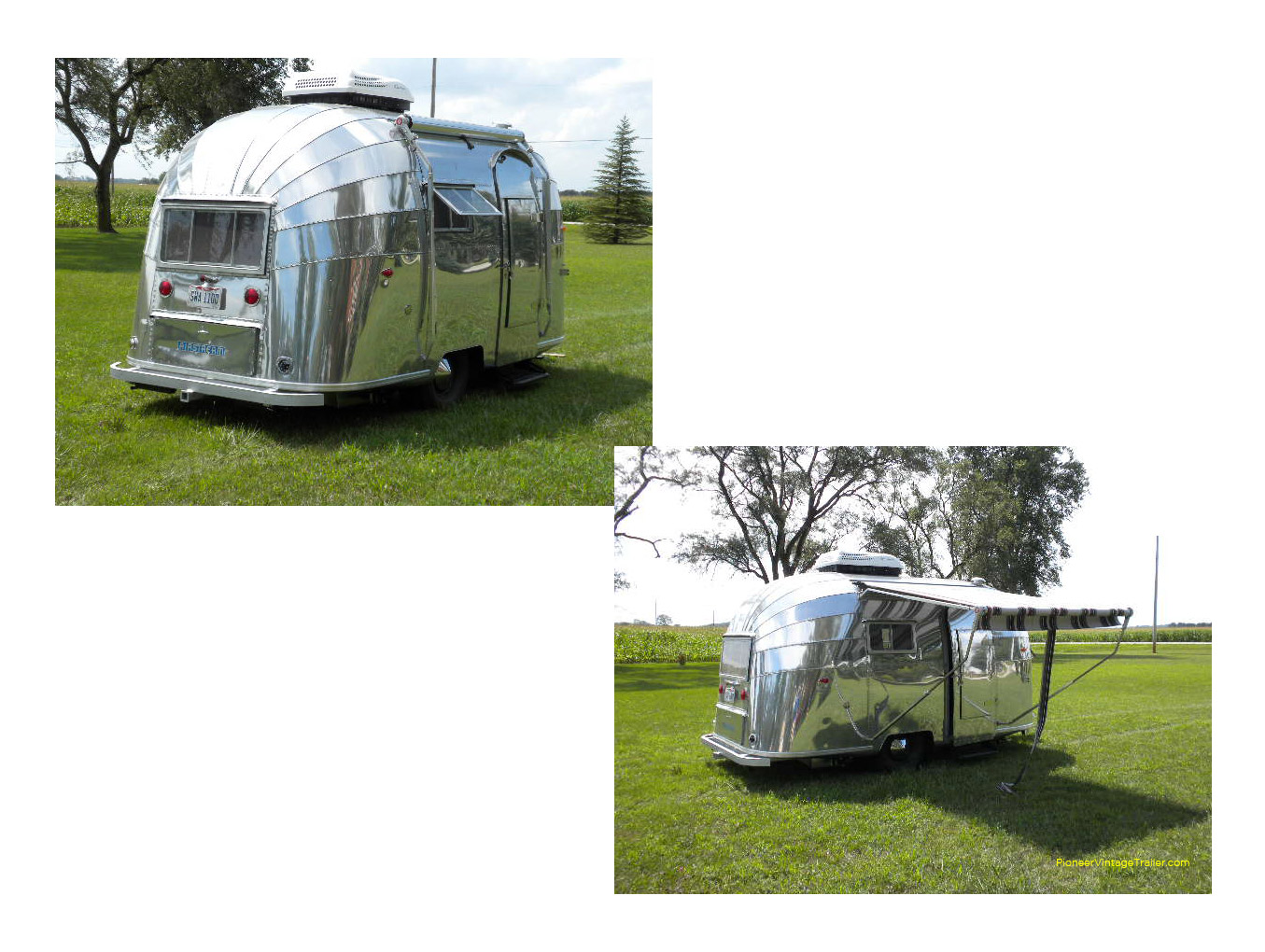 1956 Airstream Bubble - Zip Dee awning