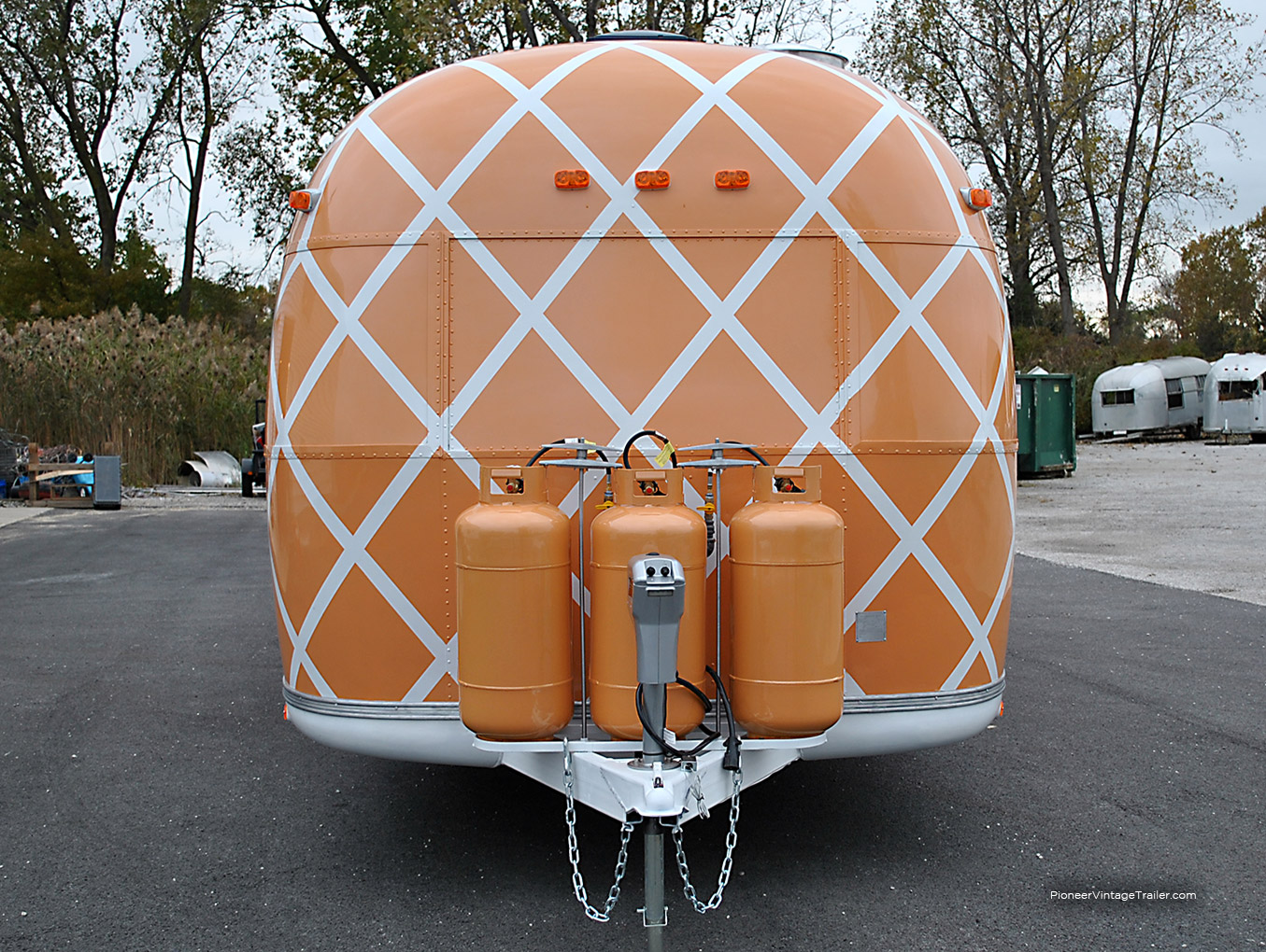 Orange Argosy vending trailer