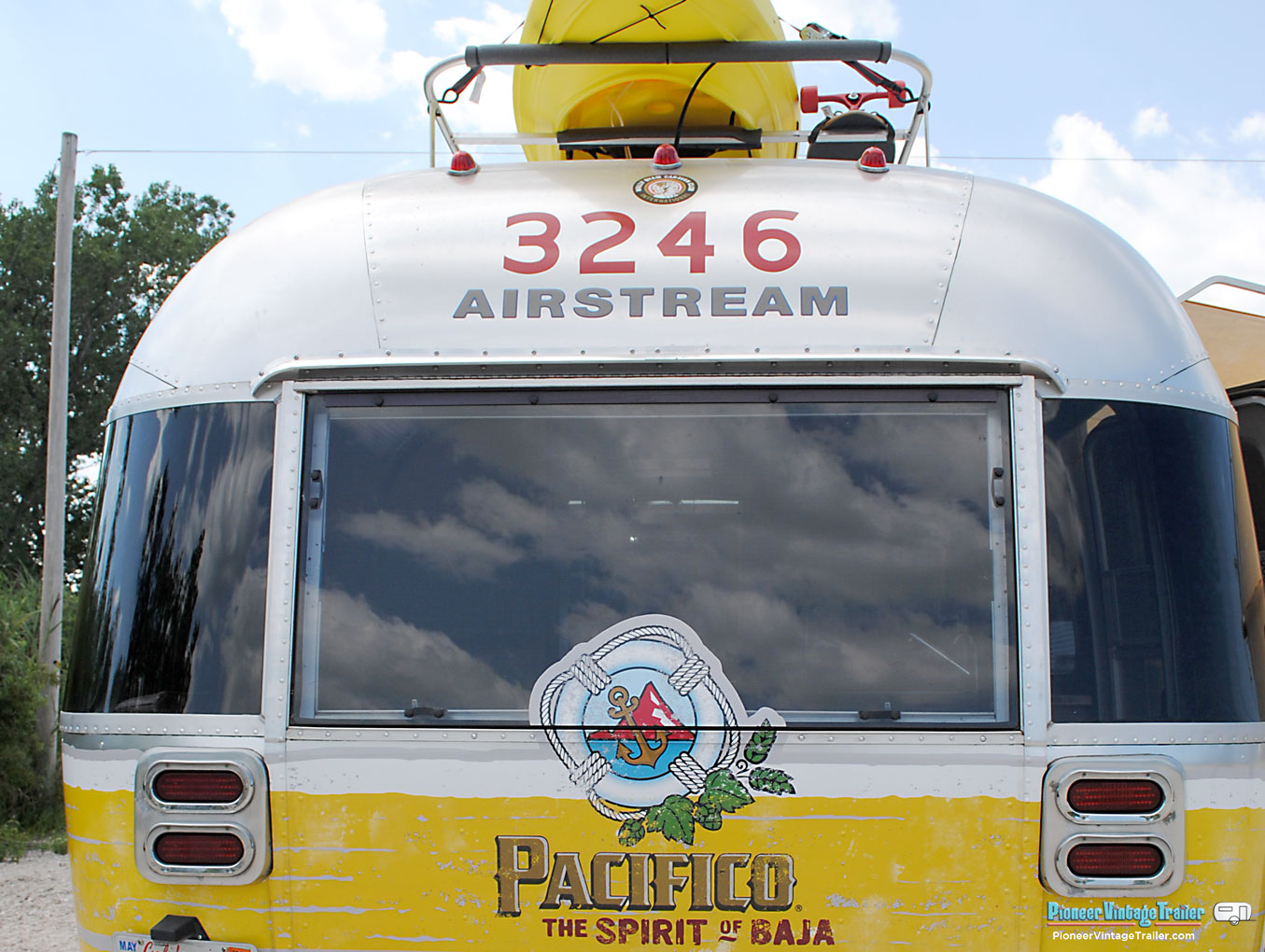 Pacifico Airstream vending trailer - rear pic