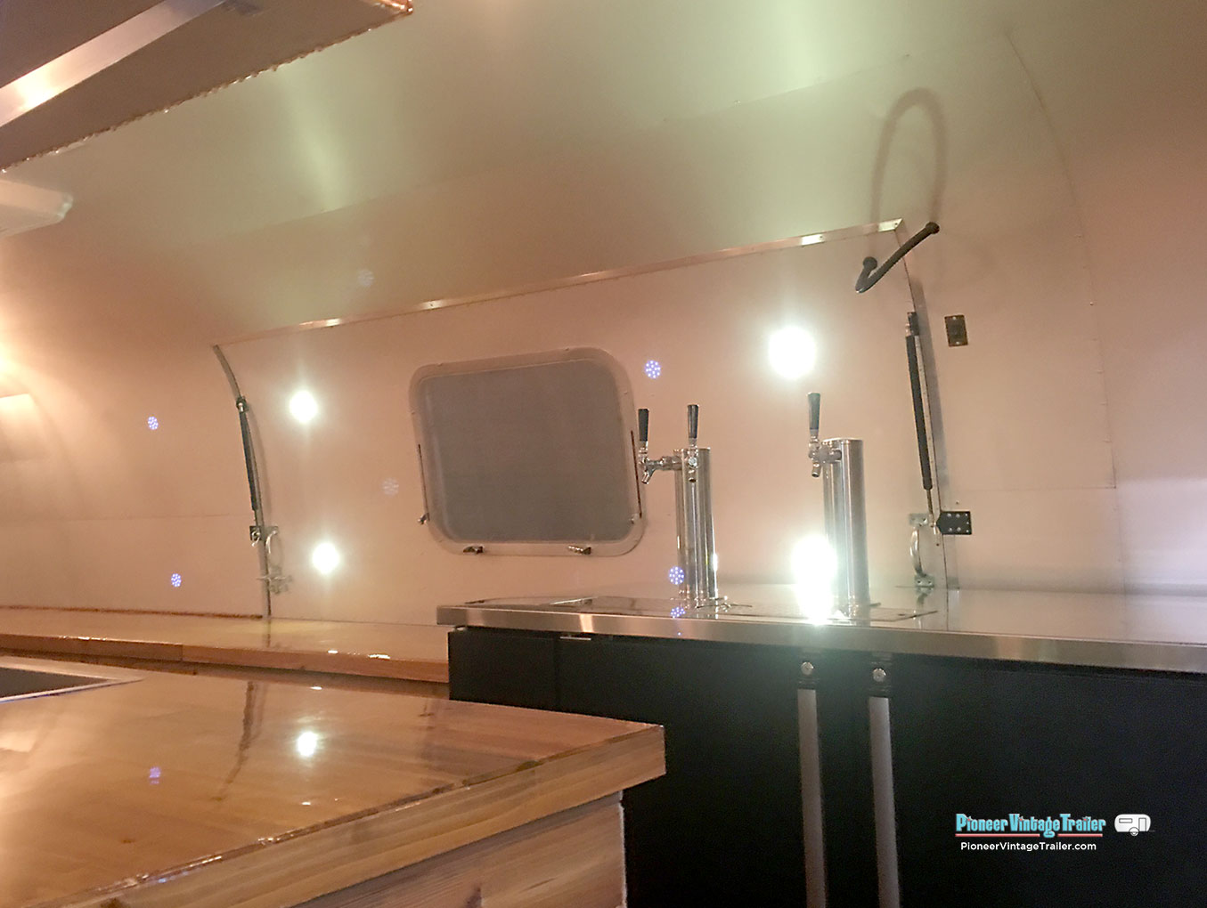 Pacifico Airstream vending trailer - interior