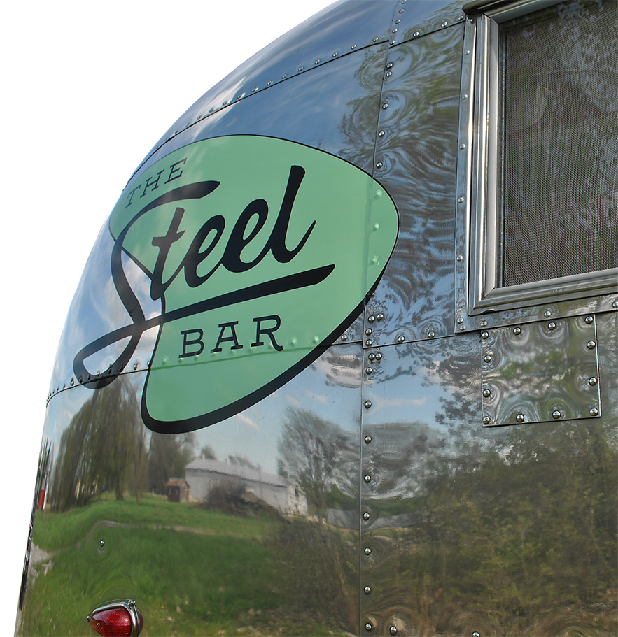 Airstream Steel Bar vending trailer