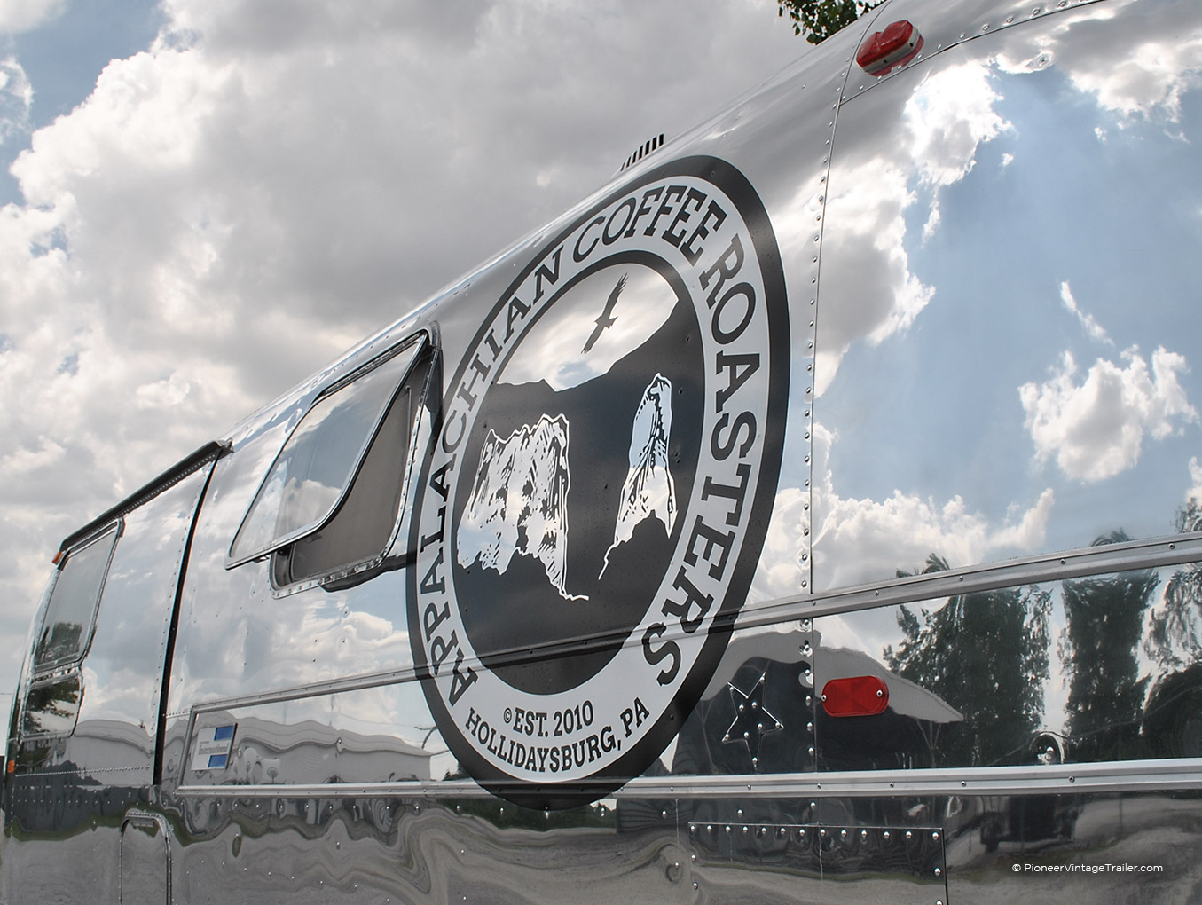 Appalachian Coffee Roasters Airstream with logo on side