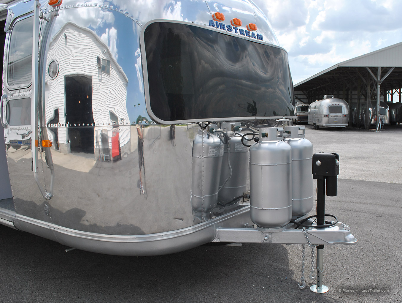 Appalachian Coffee Roasters trailerfront - propane tanks