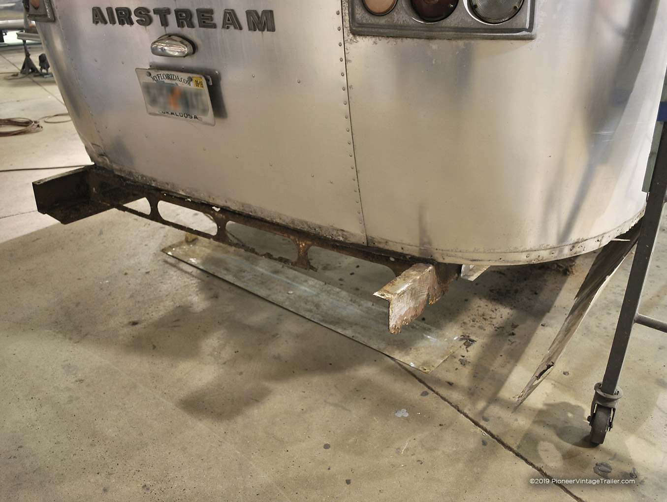 Airstream bumper replacement