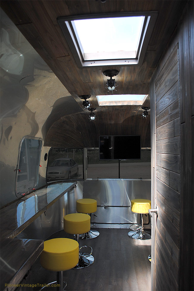 Airstream custom wood/aluminum interior