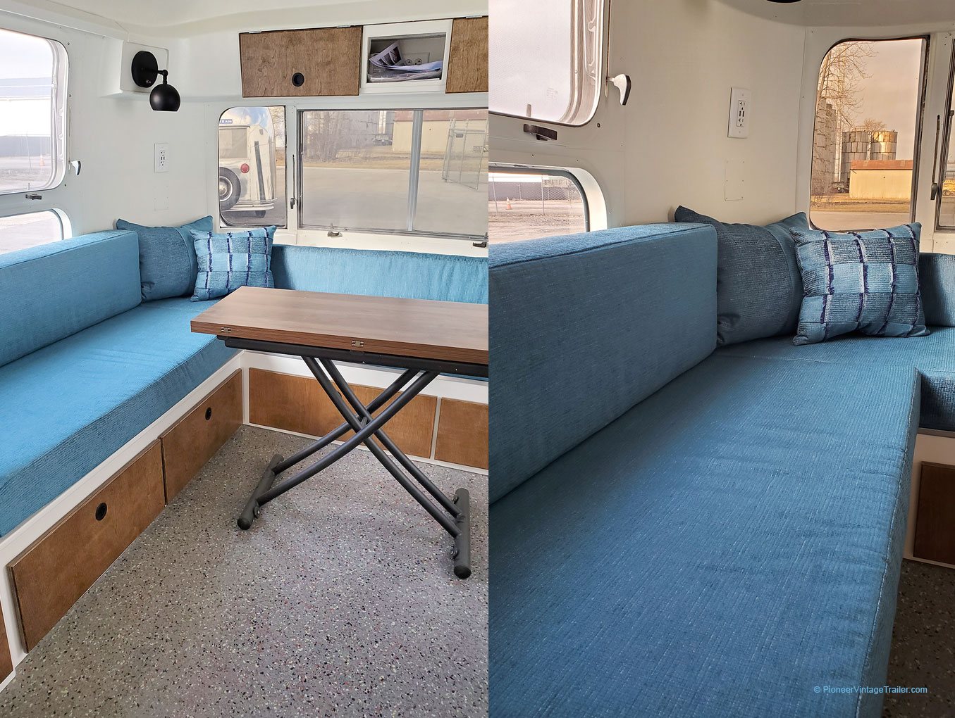 1969 Airstream Overlander front seating