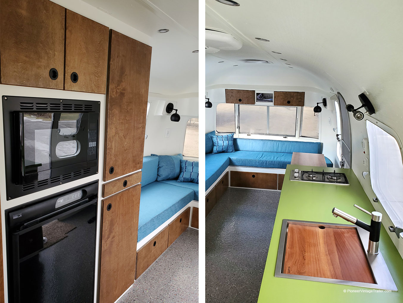 1969 Airstream Overlander restored interior