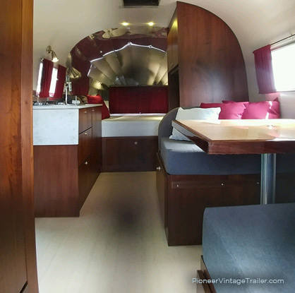 Airstream upgraded interior