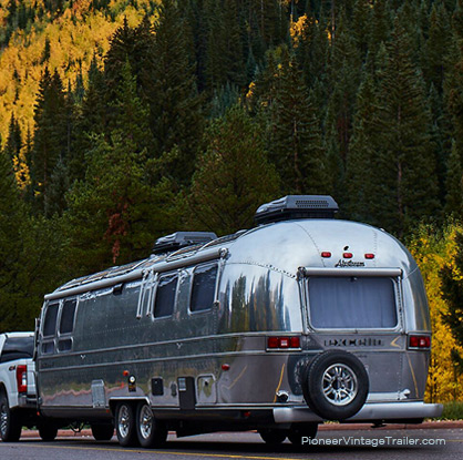 airstream polished with refurbished exterior